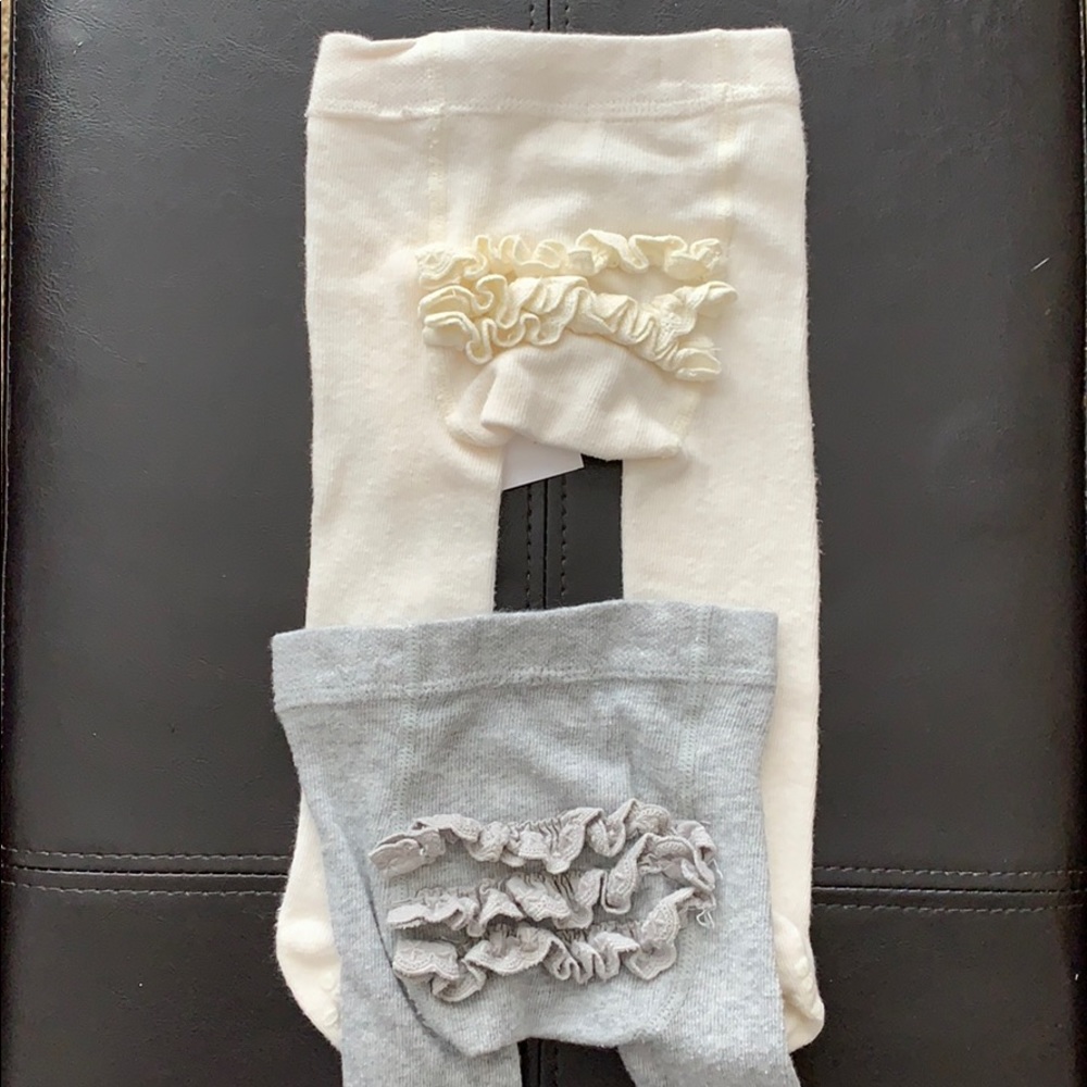 Baby Gap 0-6m Ruffle bottom tights